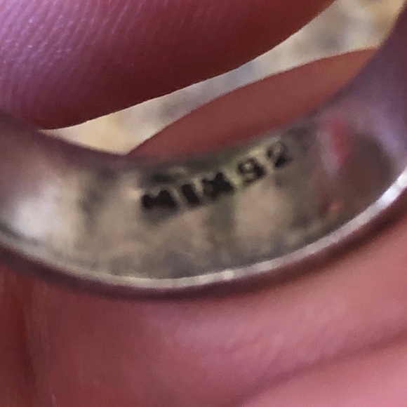 Vintage Sterling Silver Nike Ring Stamped 925 - Picture 10 of 10